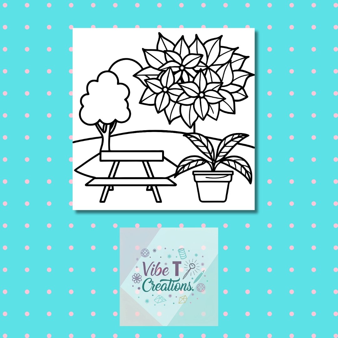 Plants and Flowers Bold and Easy Coloring Book for Adults, Seniors, and Kids | Large Print Simple Floral Designs with Thick Lines