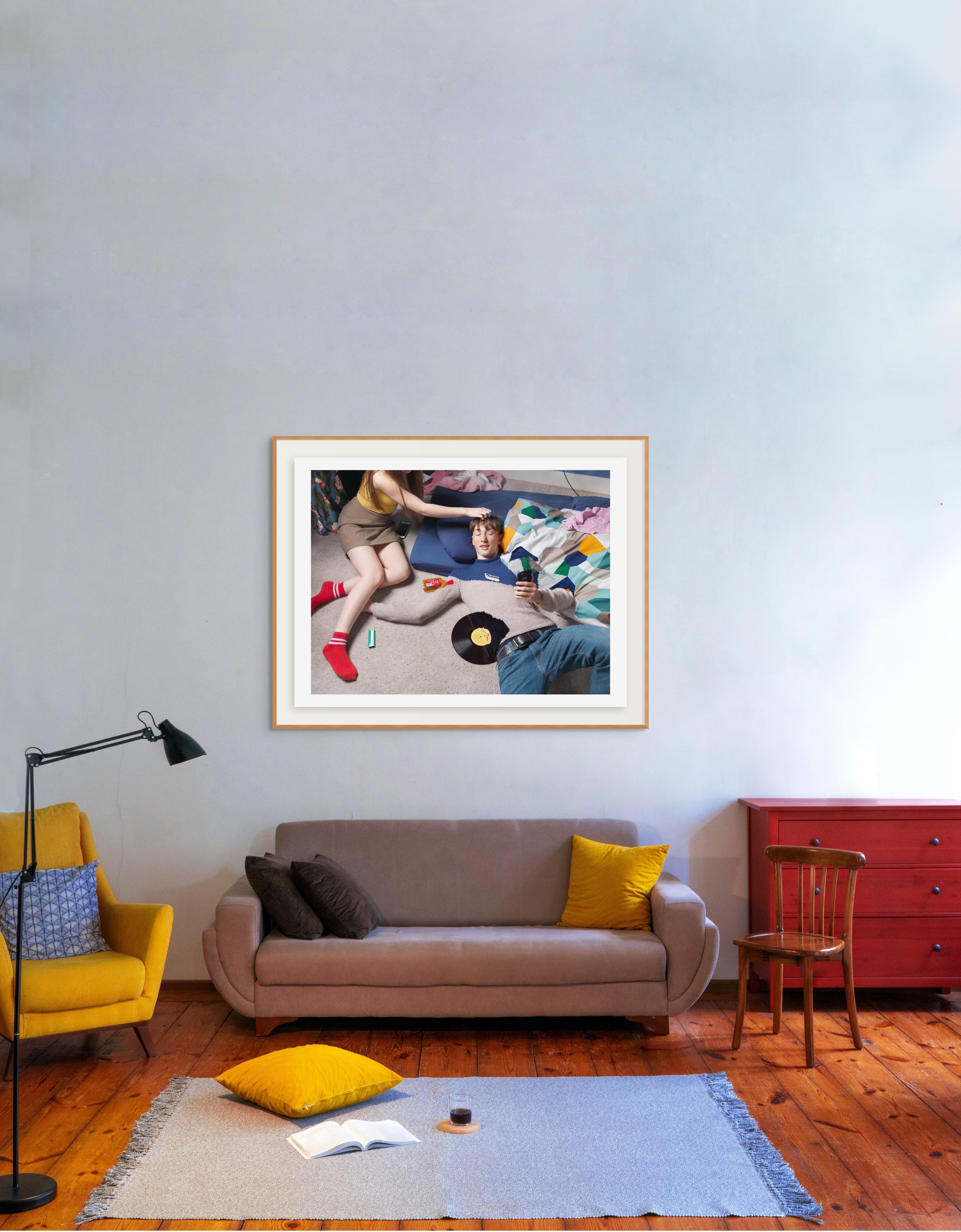 Limited edition prints from Joseph Ford and Nina Dodd’s Invisible Jumpers series - portrait of teenagers wearing custom knitwear