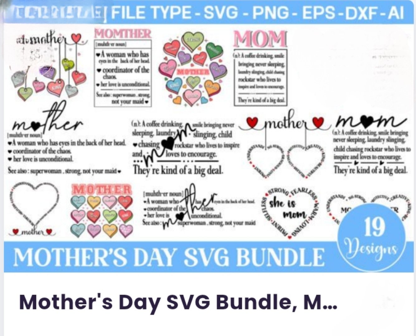 Mothers day svg and png - Payhip
