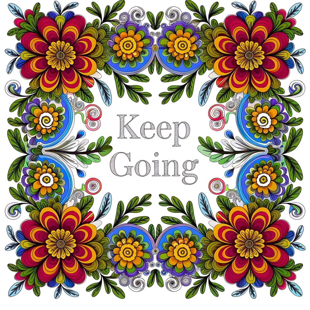 Bold and Easy Motivational Coloring Pages | Floral Affirmations| Bold and Easy Coloring Pages for Adults and Kids|Stress Relief |Positivity