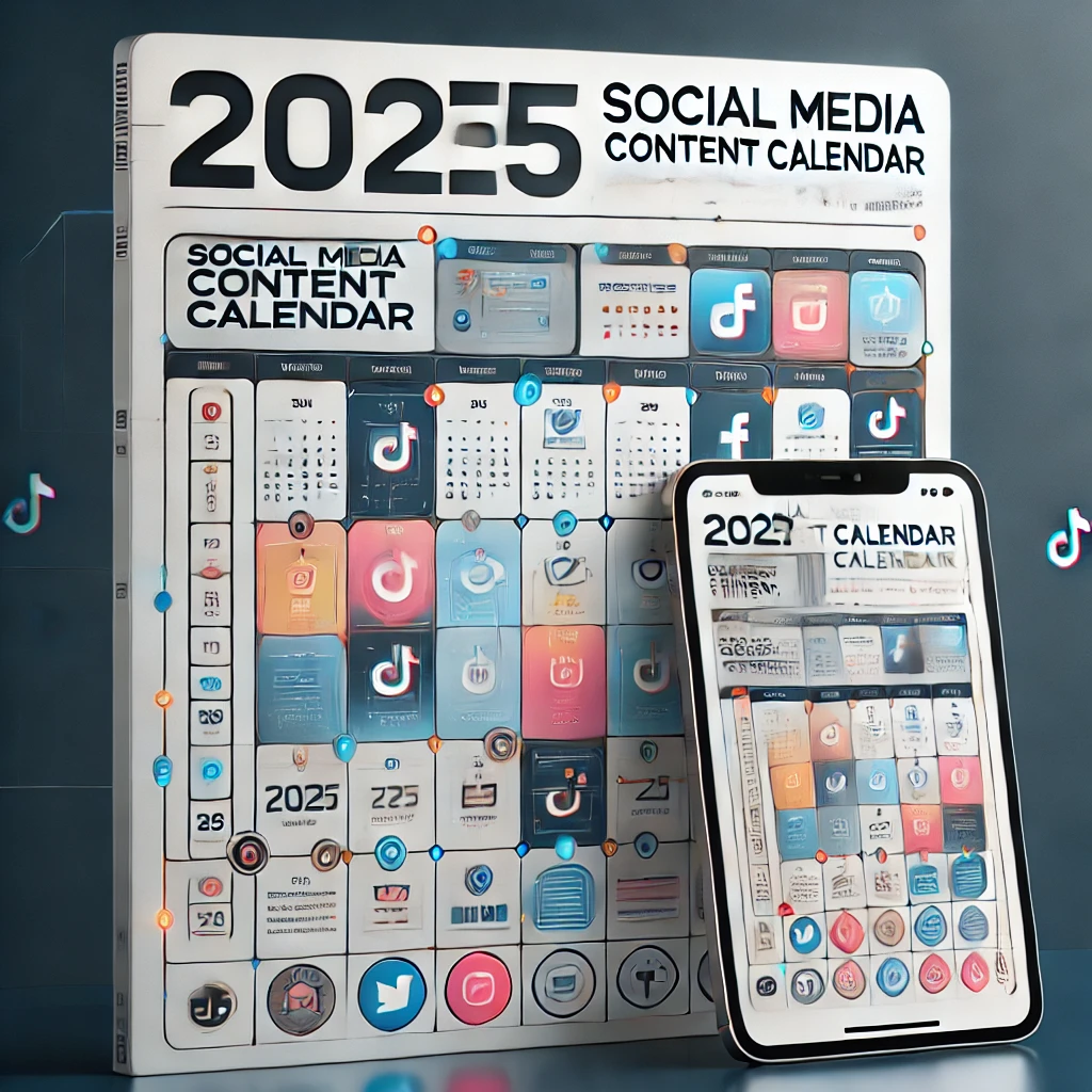 Consistent Calender Social Media Content Calendar 2025: The Ultimate Planner for Consistent ...