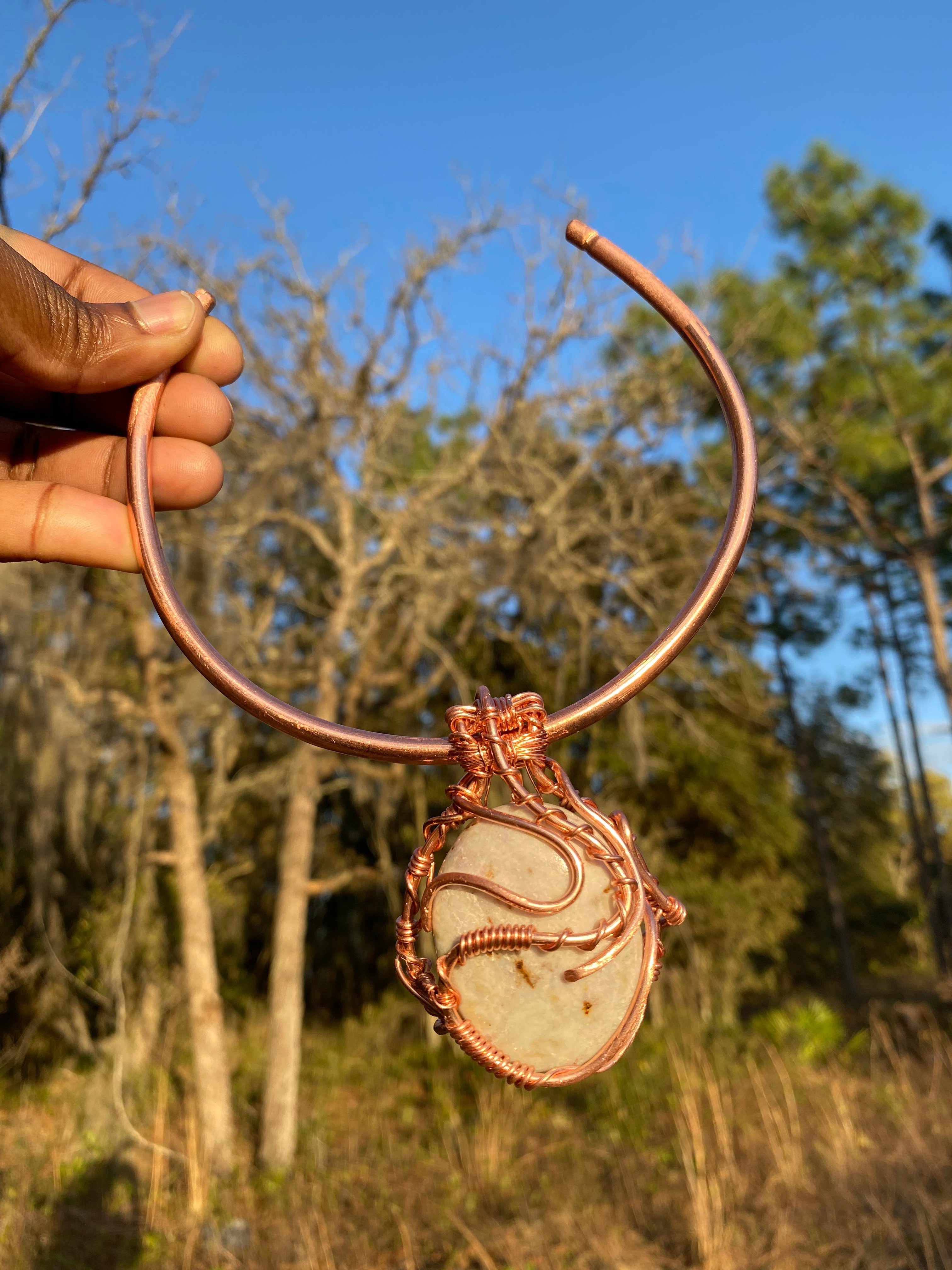 Hackmanite Copper Pendant - Payhip