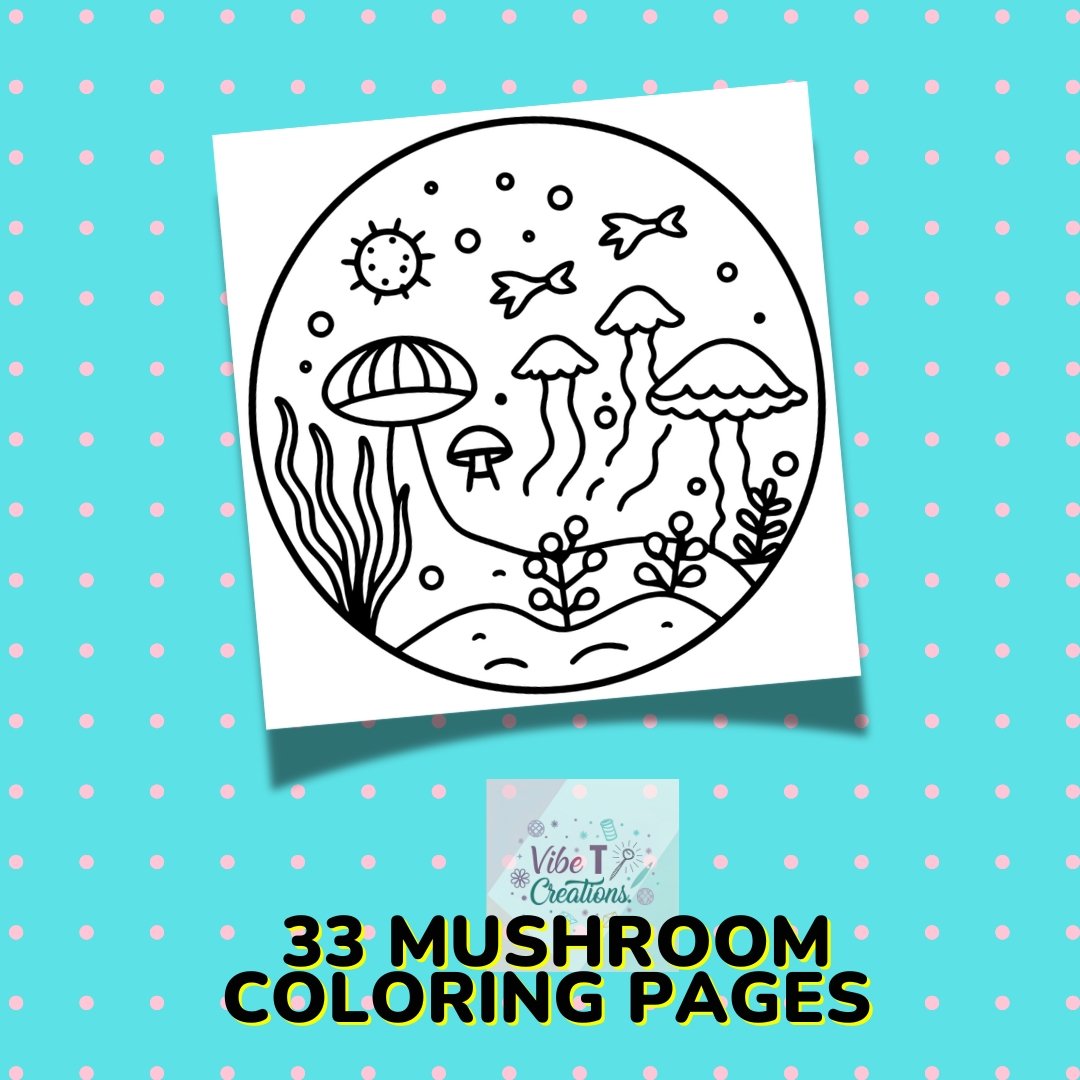 Bold and Easy Coloring Book Mushroom |Fun and Relaxing| Stress Relief | Mushroom Coloring Book for Adults and Kids| Fun Mushroom Coloring