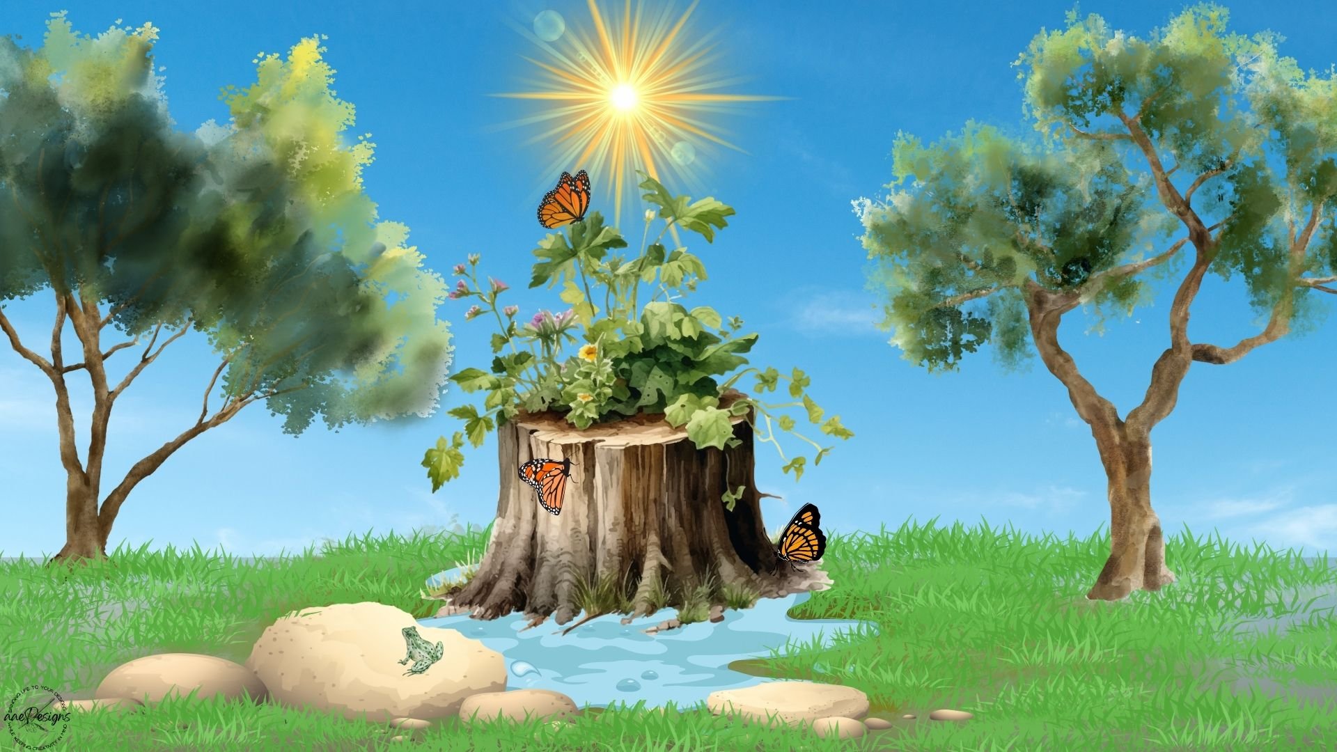Desktop Wallpaper: First Day Of Spring - Payhip