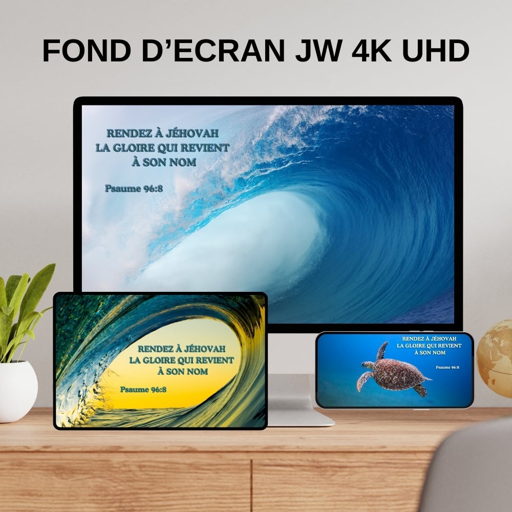 Fond décran JW textes bibliques Texte année 2025