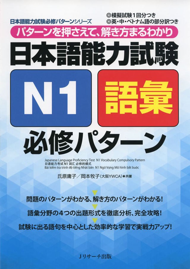 JLPT N1 Vocabulary Compulsory Pattern PDF