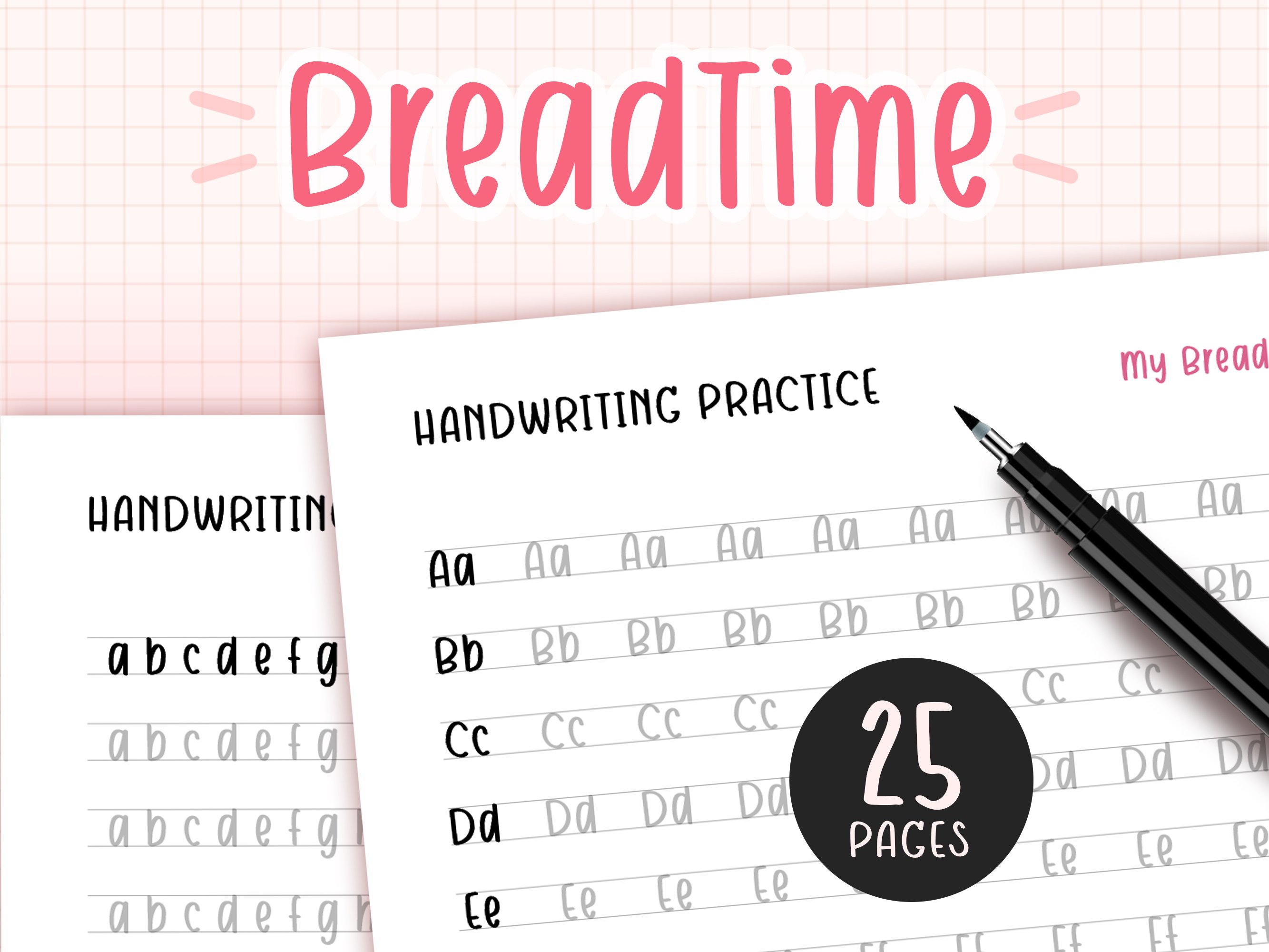 My BreadTime Handwriting Practice