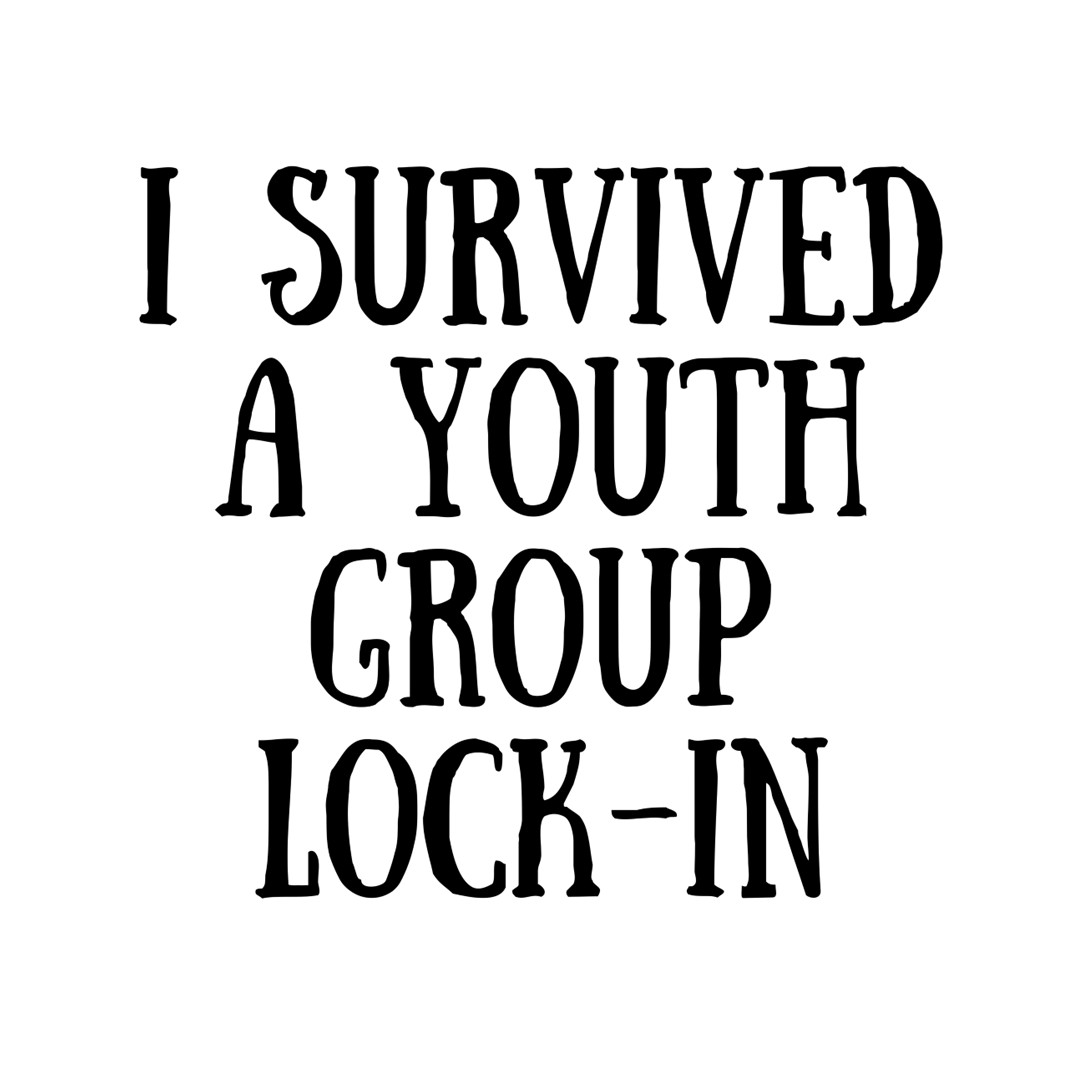 I Survived a Youth Group Lock-In Logo (PNG License)