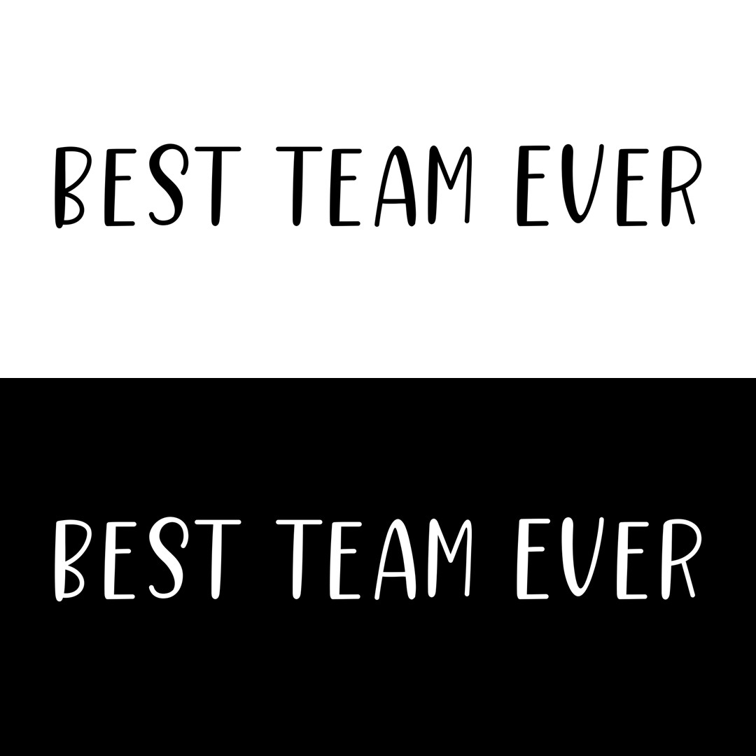 Best Team Ever [Color Teams] Logo (PNG License)