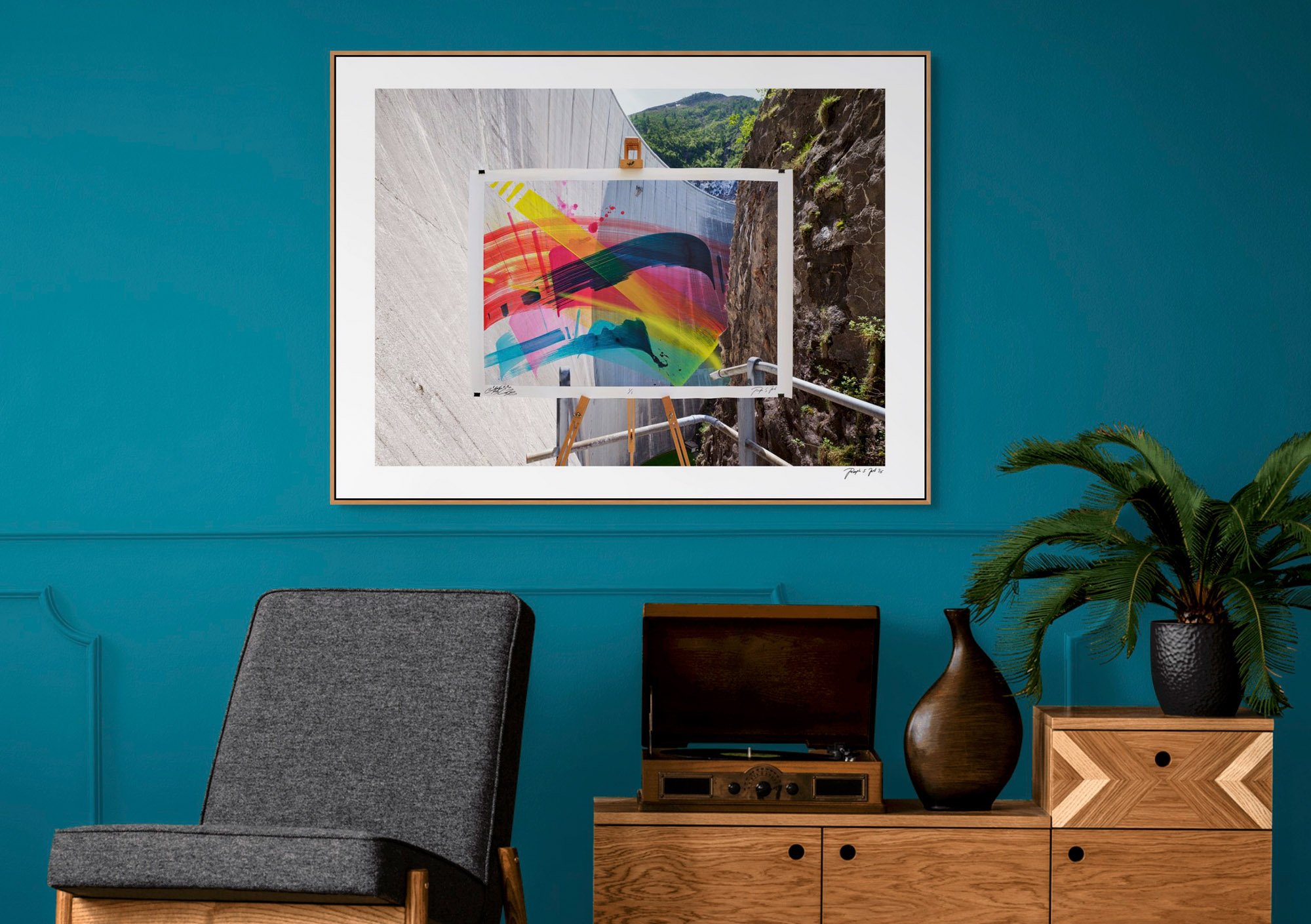 Street art collaboration between Joseph Ford and German artist MadC - buy limited edition prints here