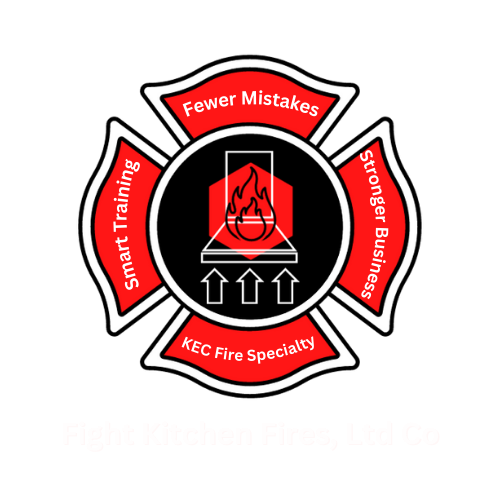 FIGHT KITCHEN FIRES, LTD CO LOGO MADE UP OF A MALTESE CROSS WITH THE WORDS "SMART TRANING, FEWER MISTAKES, STRONGER BUSINESS, AND K-E-C SPECIALITY ON EACH OF THE SECTIONS. FIGHT KITCHEN FIRES LTD CO IS A TRAINING AND BUSINESS DEVELOPMENT COMPANY HELPING KITCHEN EXHAUST CLEANERS AND AUTHORITIES TO UNDERSTAND THE COMMERCIAL KITCHEN BUSINESS FIELD.