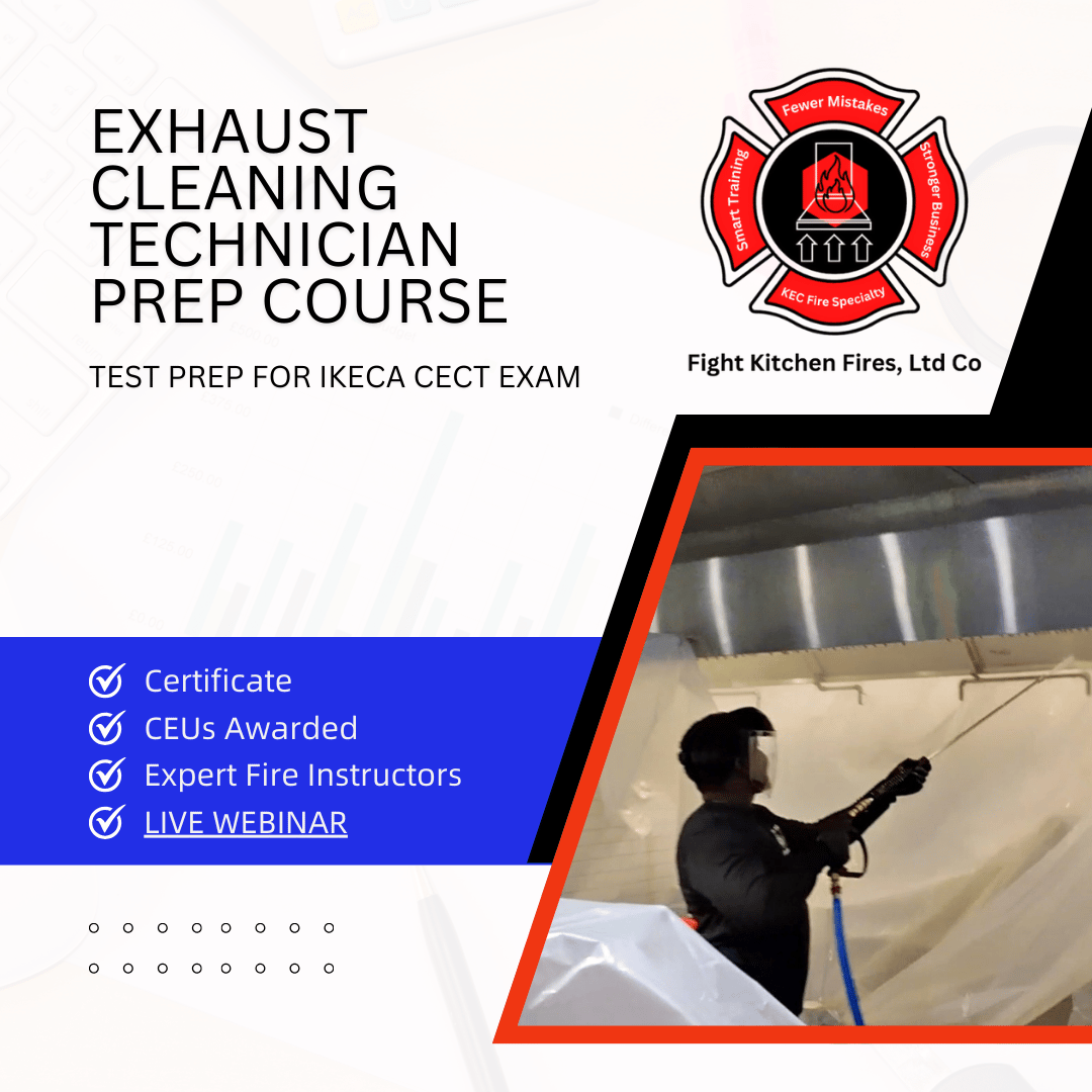 LIVE WEBINAR: Exhaust Cleaning Technician [TEST] Prep Course - Payhip