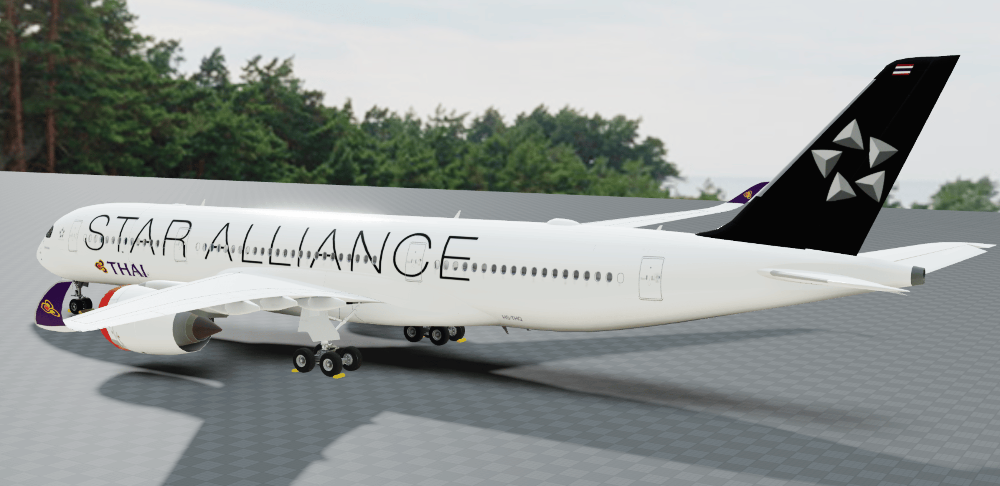 Thai Airways Star Alliance | Aeroware A350-900 - Payhip