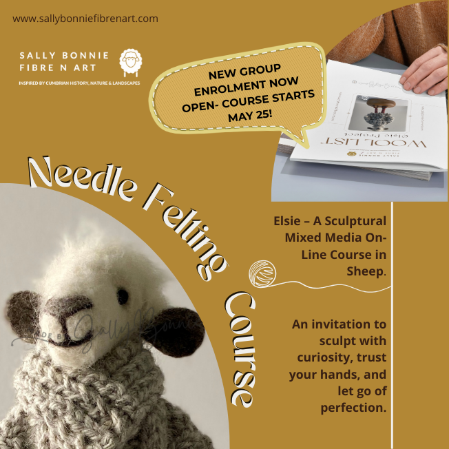 NEEDLE FELTING SHEEP COURSE