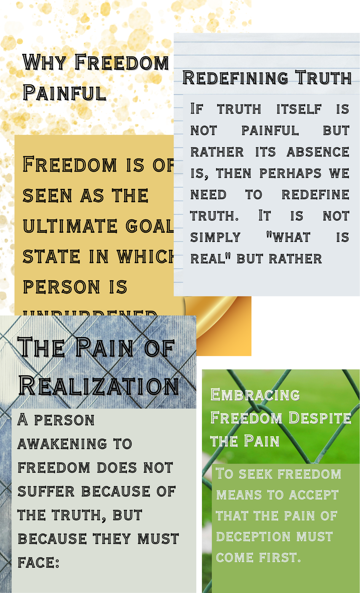 truth is not painful