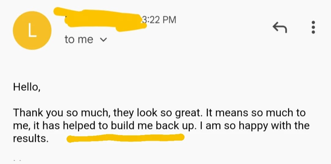 Email appreciating career support