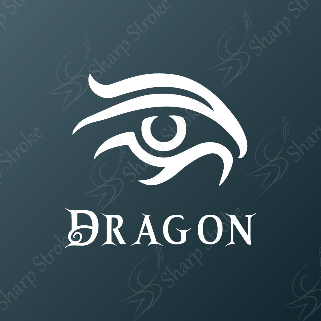 Majestic Dragon Eye Vector