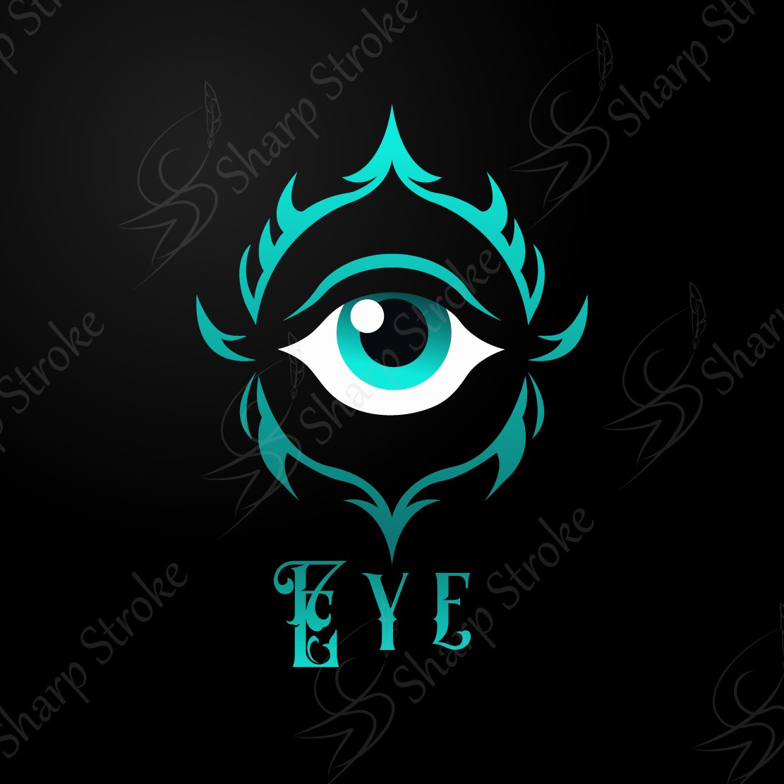Flaming Eye Vector