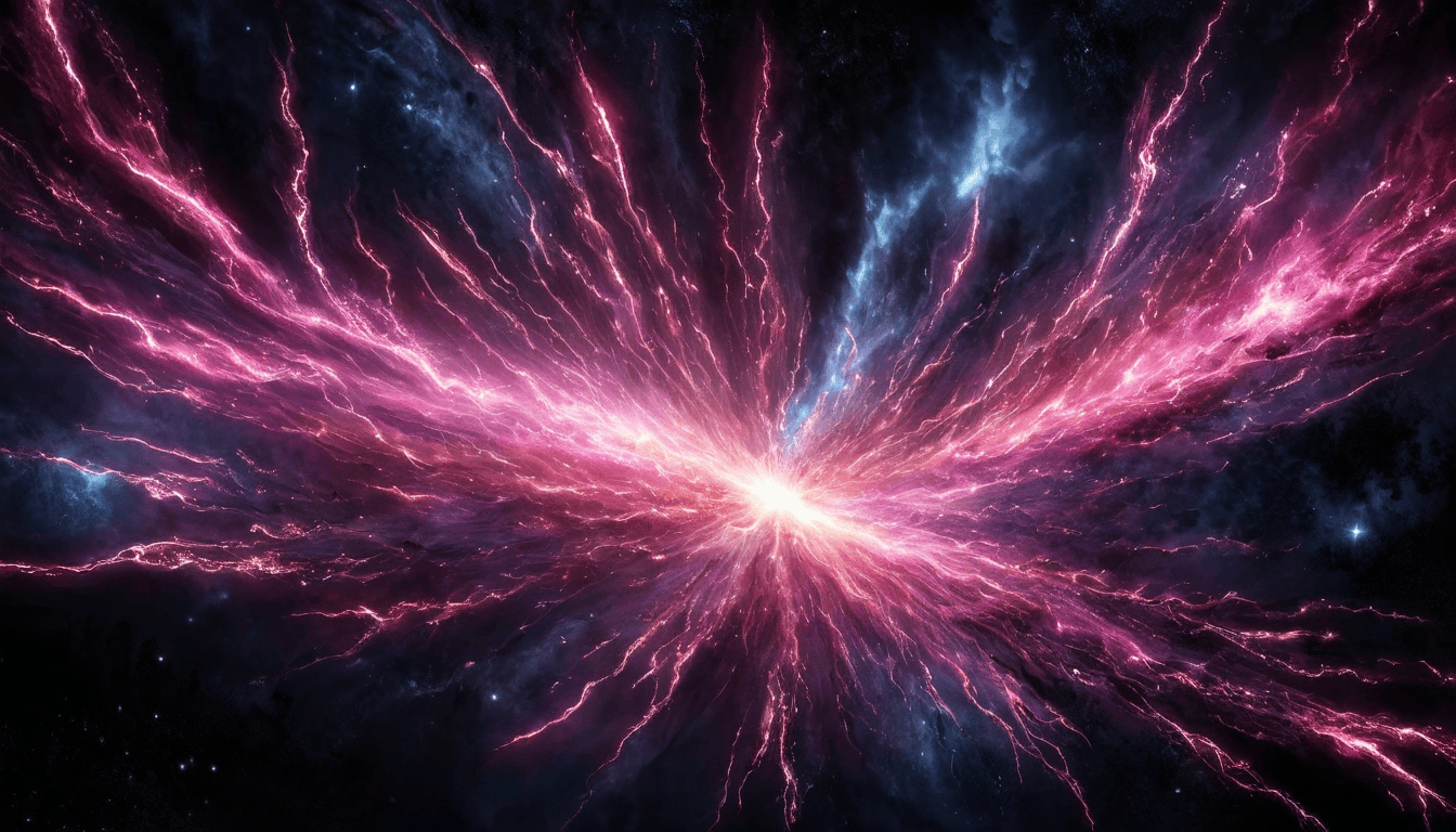 Cosmic blast shockwave of energy