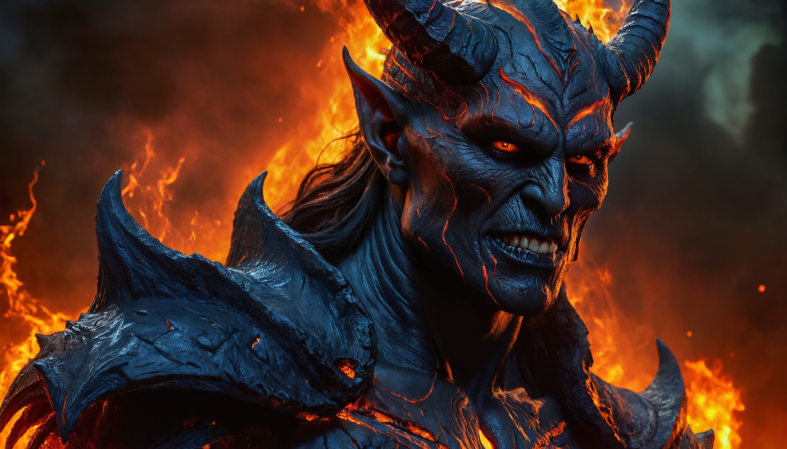 Ex Male ark angel now turned hell demon