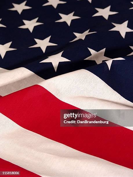 United States flag waving