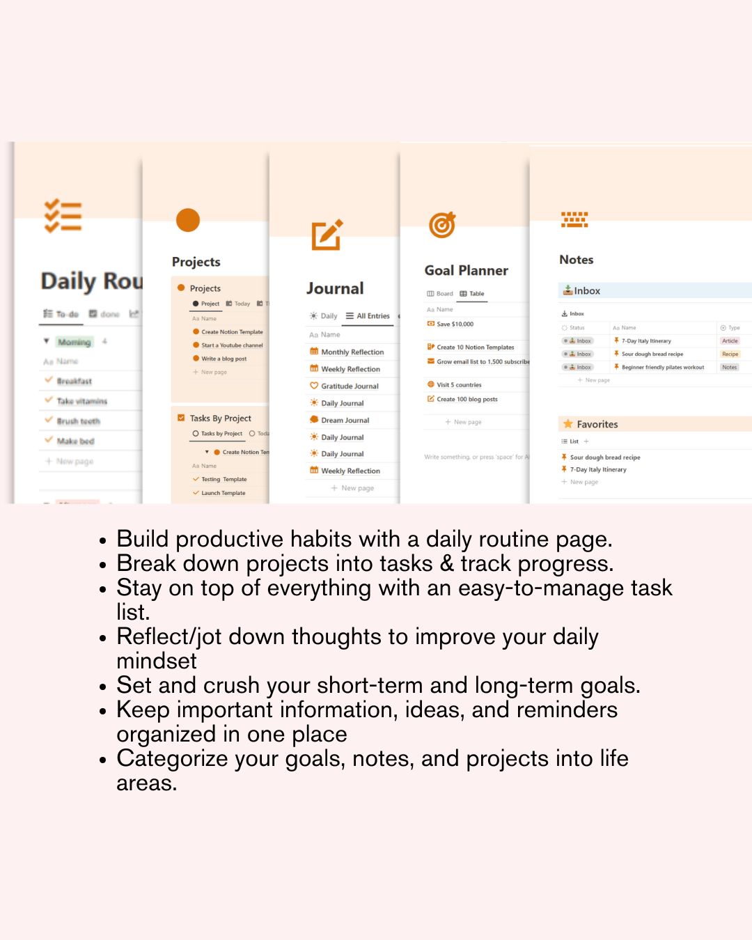 Get Things Done (GTD) Notion Template - Payhip