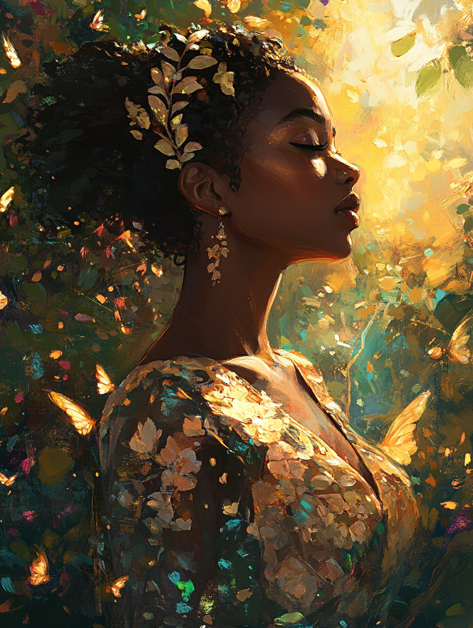 Persephone main character from Moonlight and Pomegranate