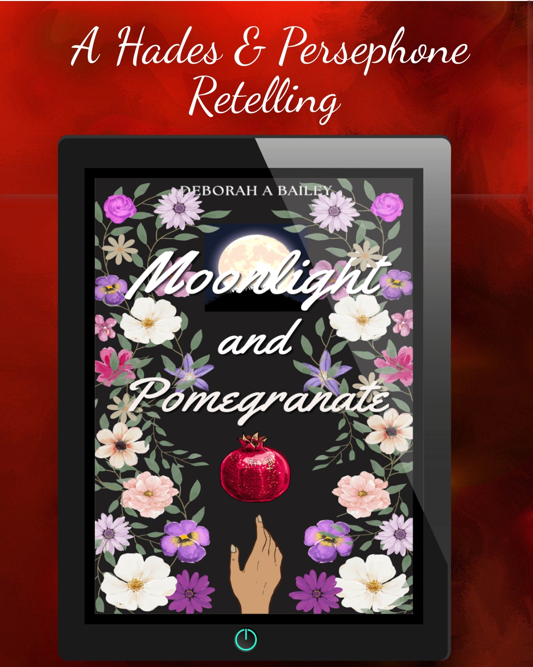 book cover image of Moonlight and Pomegranate fantasy romance novella