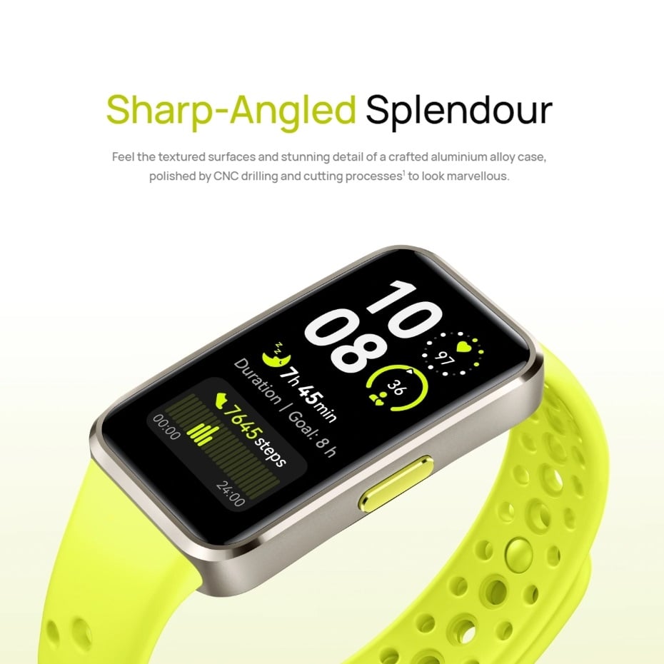 Huawei Band 10 Amoled Display Aluminum Alloy Case Fitness Tracker