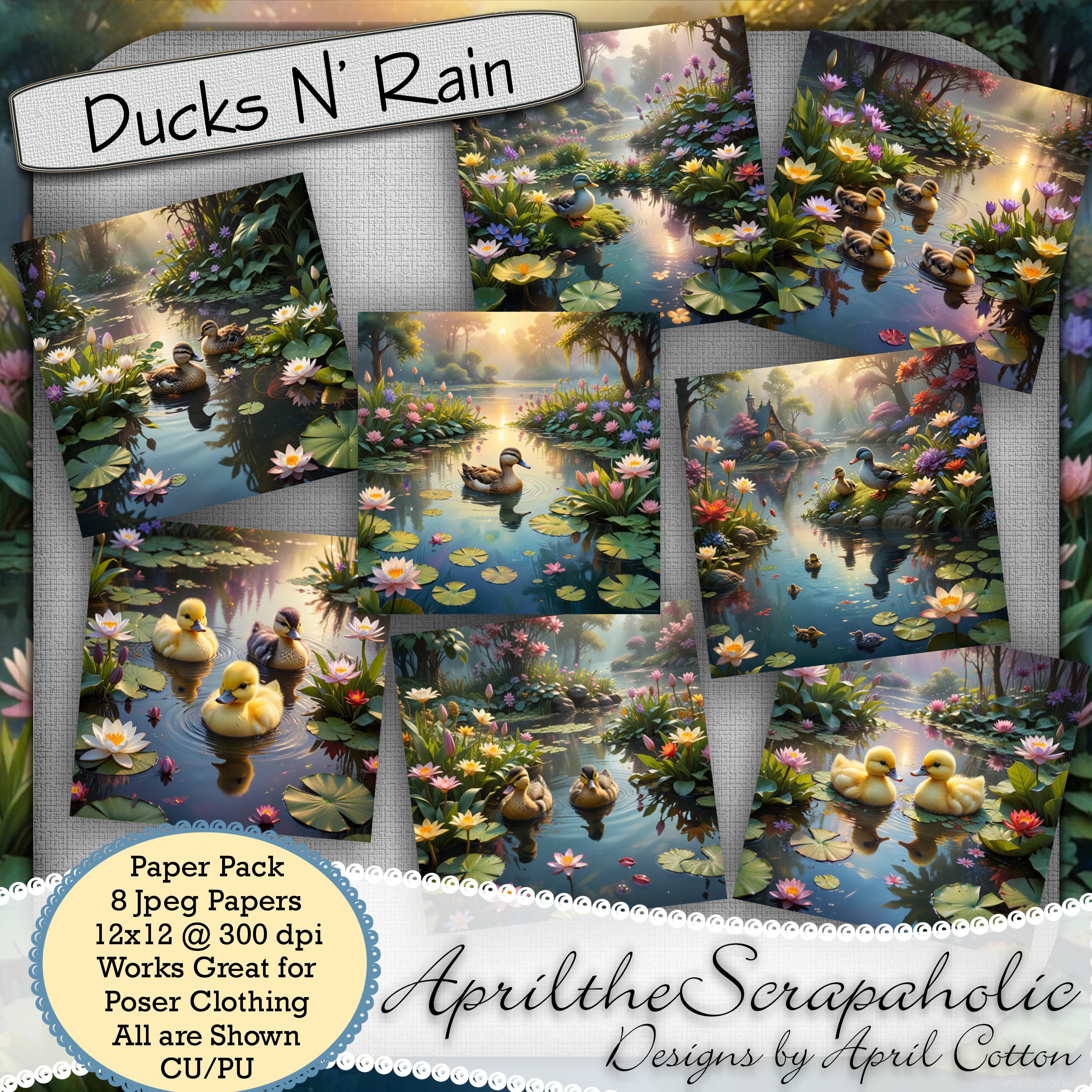 Duck N Rain - Photo Paper Pack 1 - Payhip