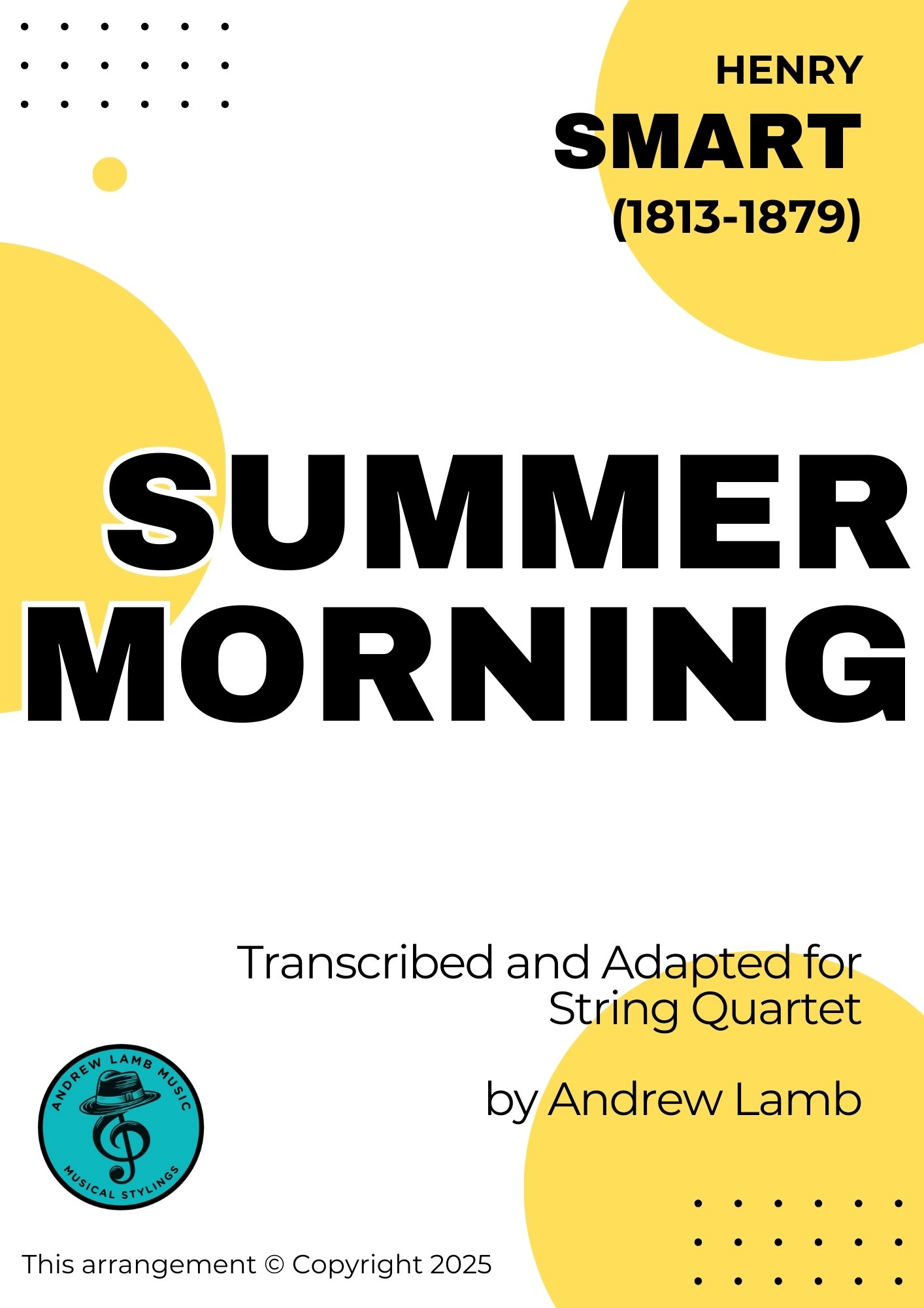 Henry SMART | Summer Morning | for String Quartet - Payhip