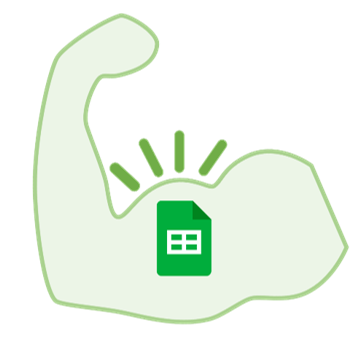 Powerful spreadsheet icon representing the Best Google Sheet Templates Store – a hub for smart, time-saving templates.