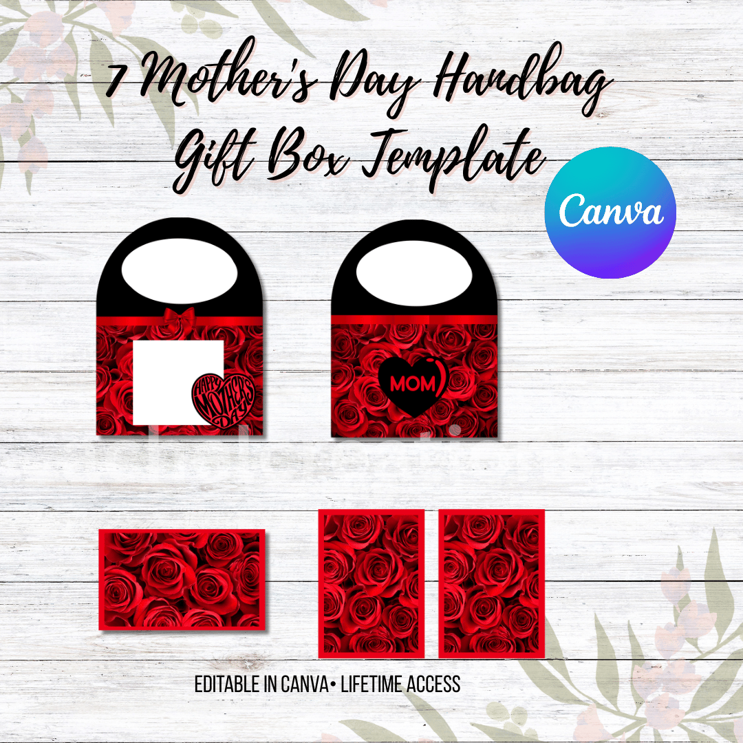 7 MOTHER'S DAY HANDBAG GIFT BOX TEMPLATE - Payhip