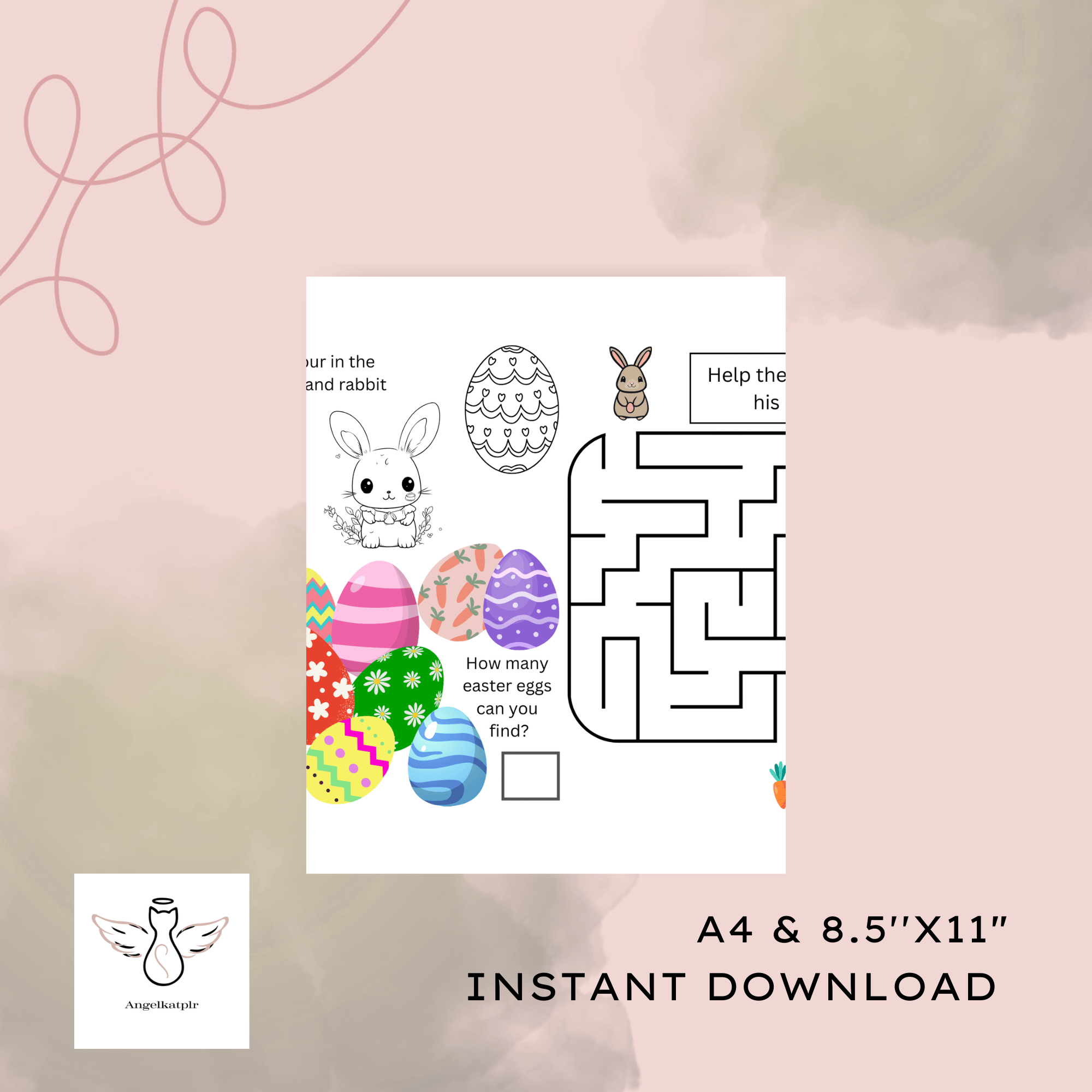 Easter Activity Mat - Payhip