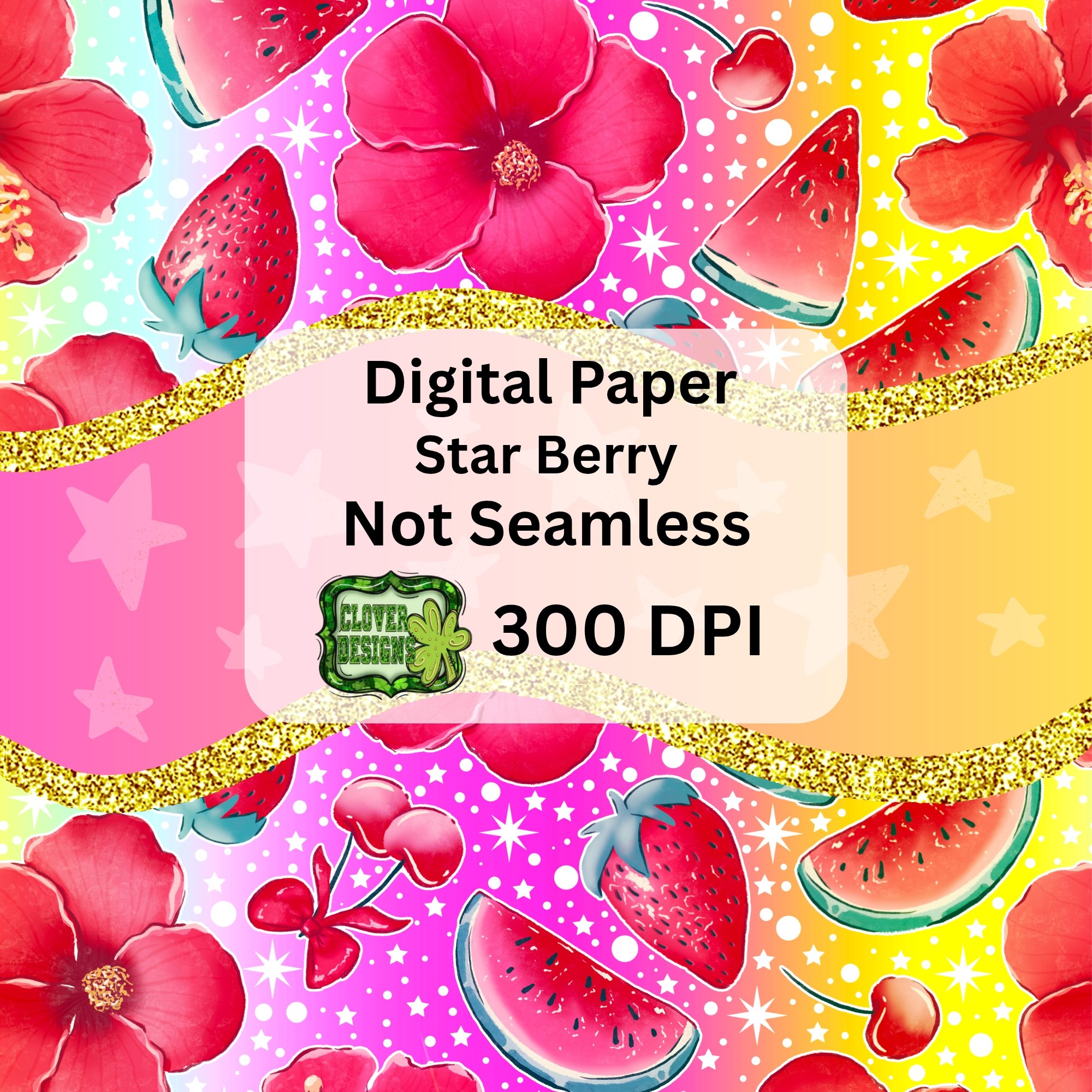Star Berry Digital Paper - Payhip