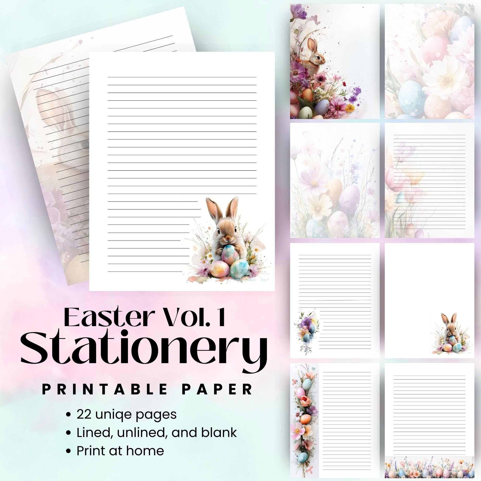 Easter Stationery Set - Vol. 1 - Payhip