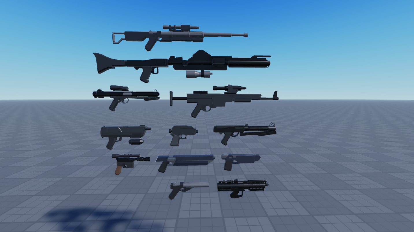 Lowpoly SW Blaster Pack - Payhip