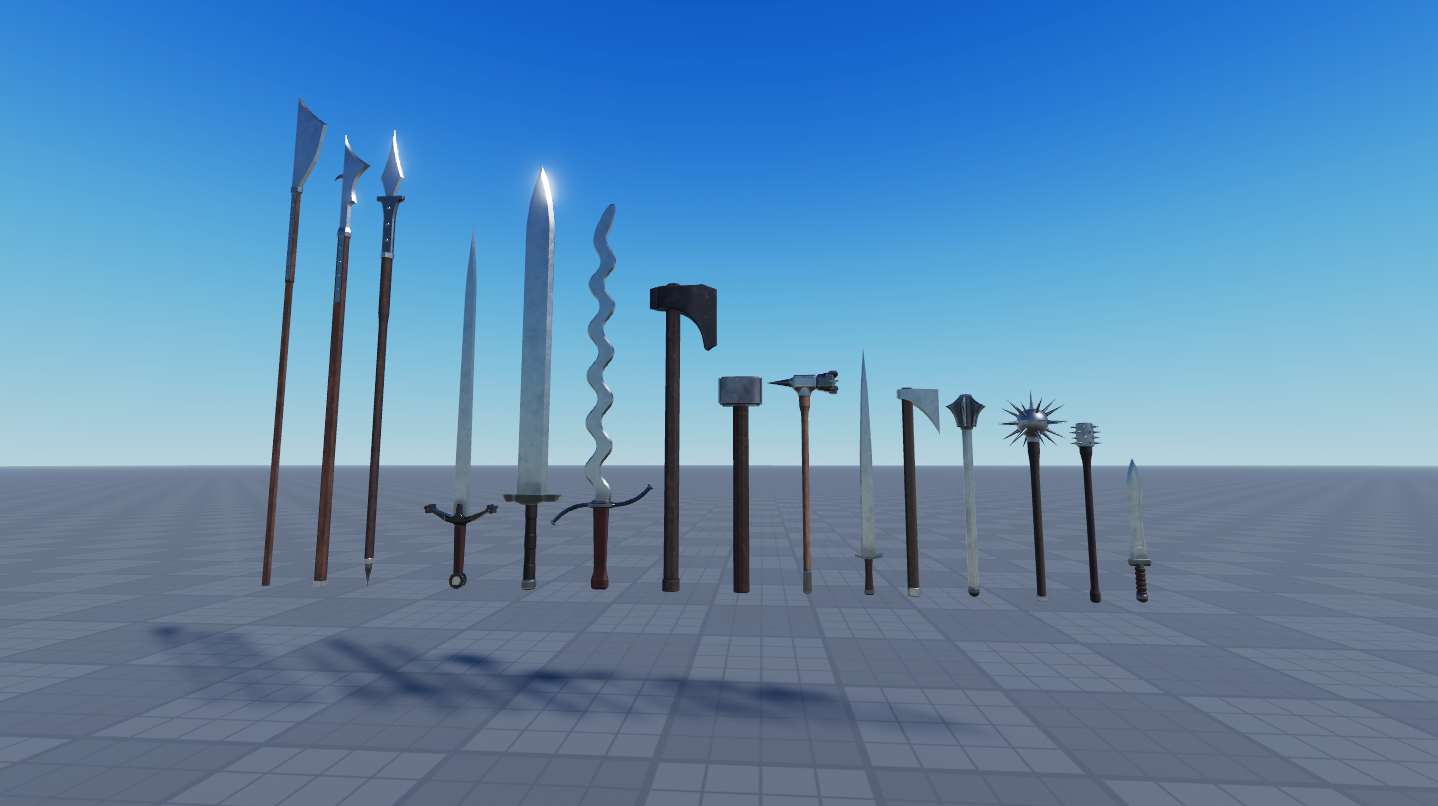 Textured Medieval Weapons Pack - Payhip