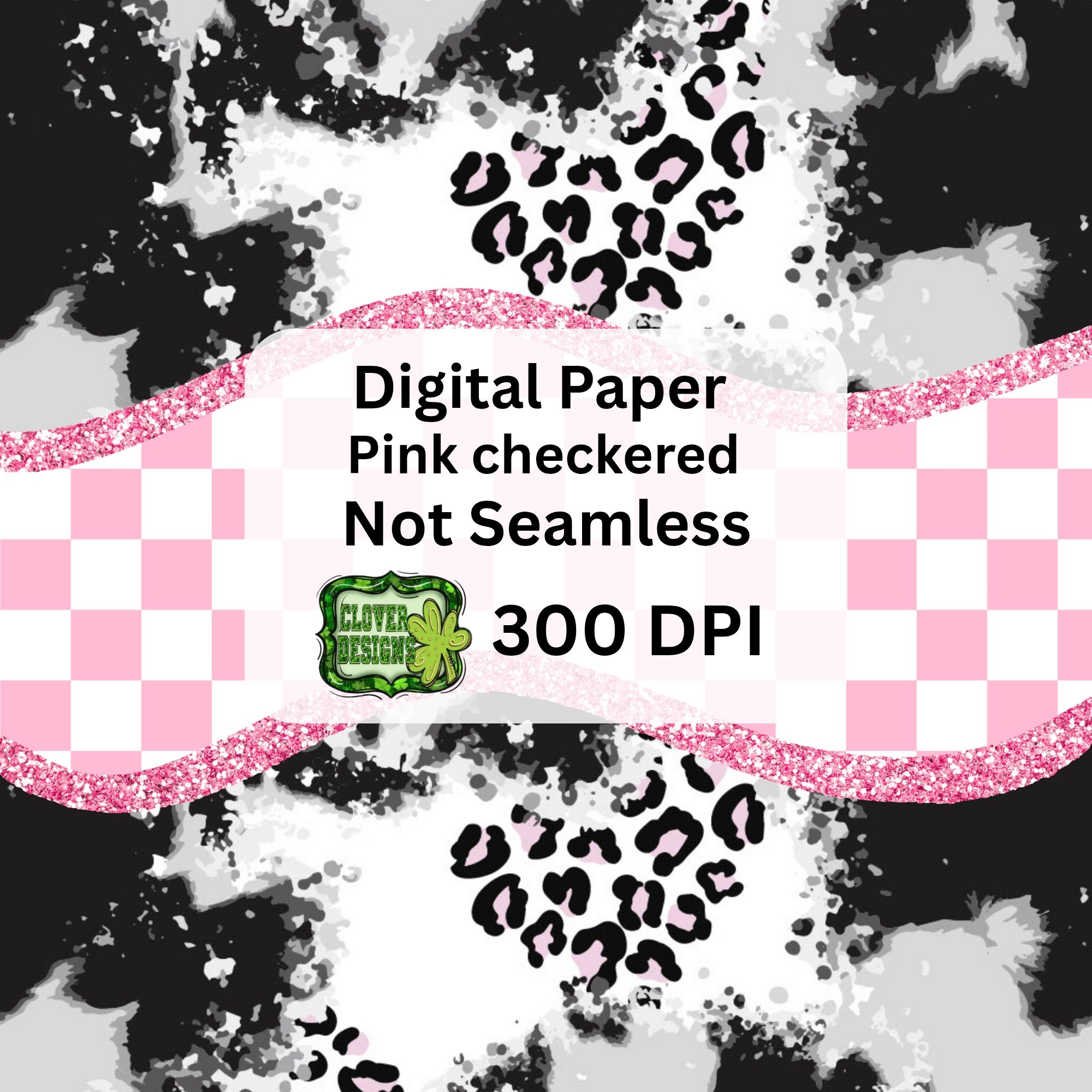 Pink Checkered Digital Paper - Payhip