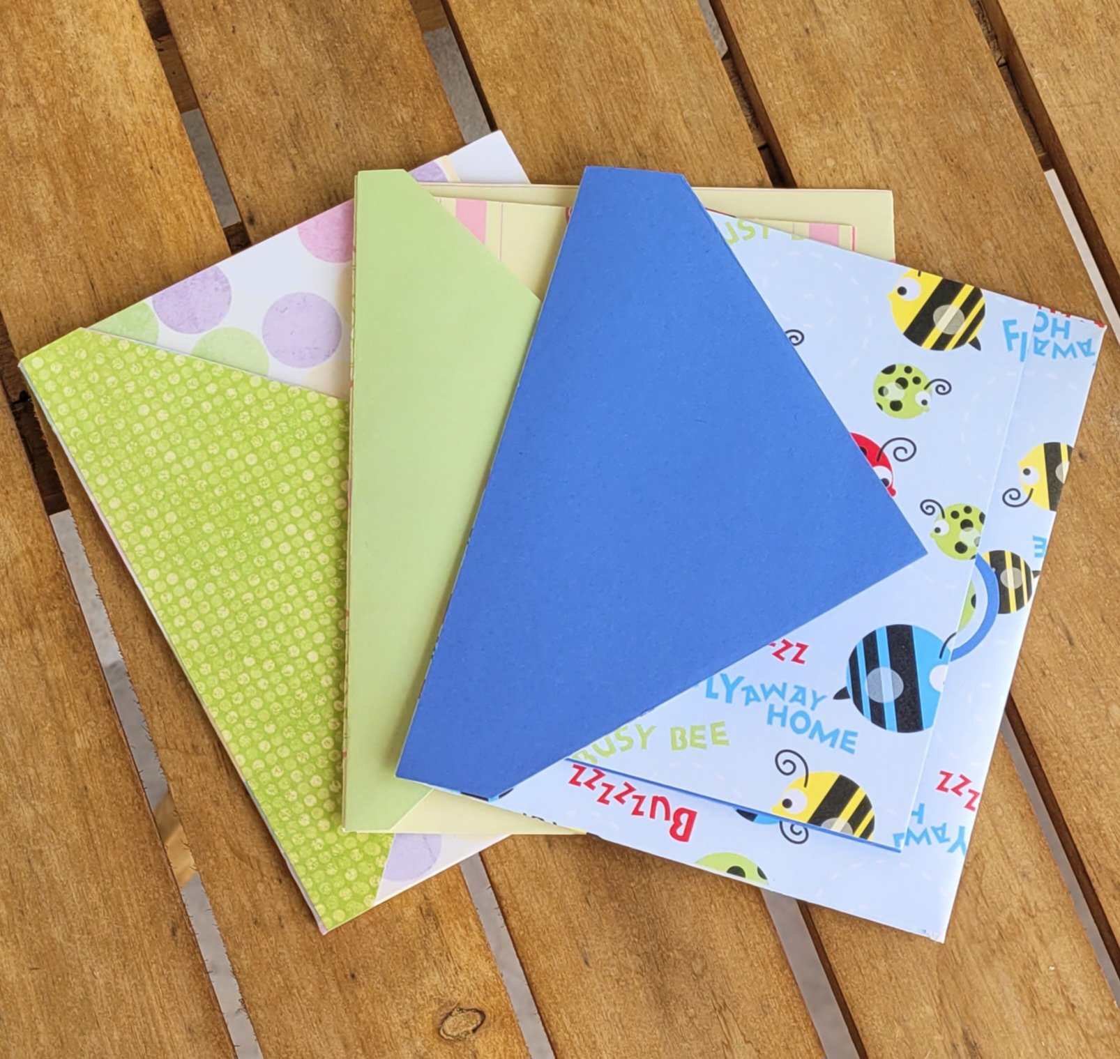 Spring Mix Whimsy – Handmade Card Trio & Matching Envelopes - Payhip