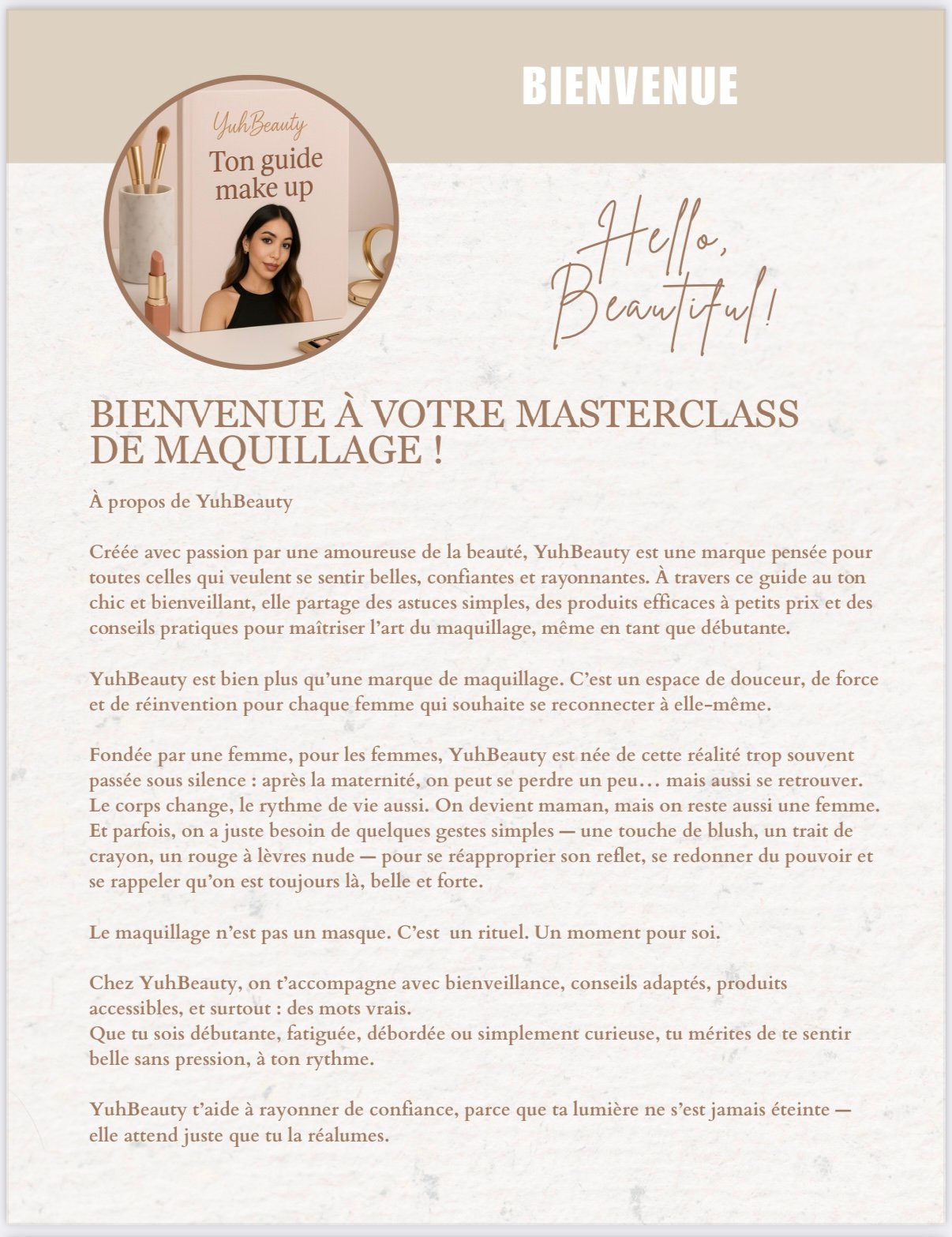 Présentation YuhBeauty