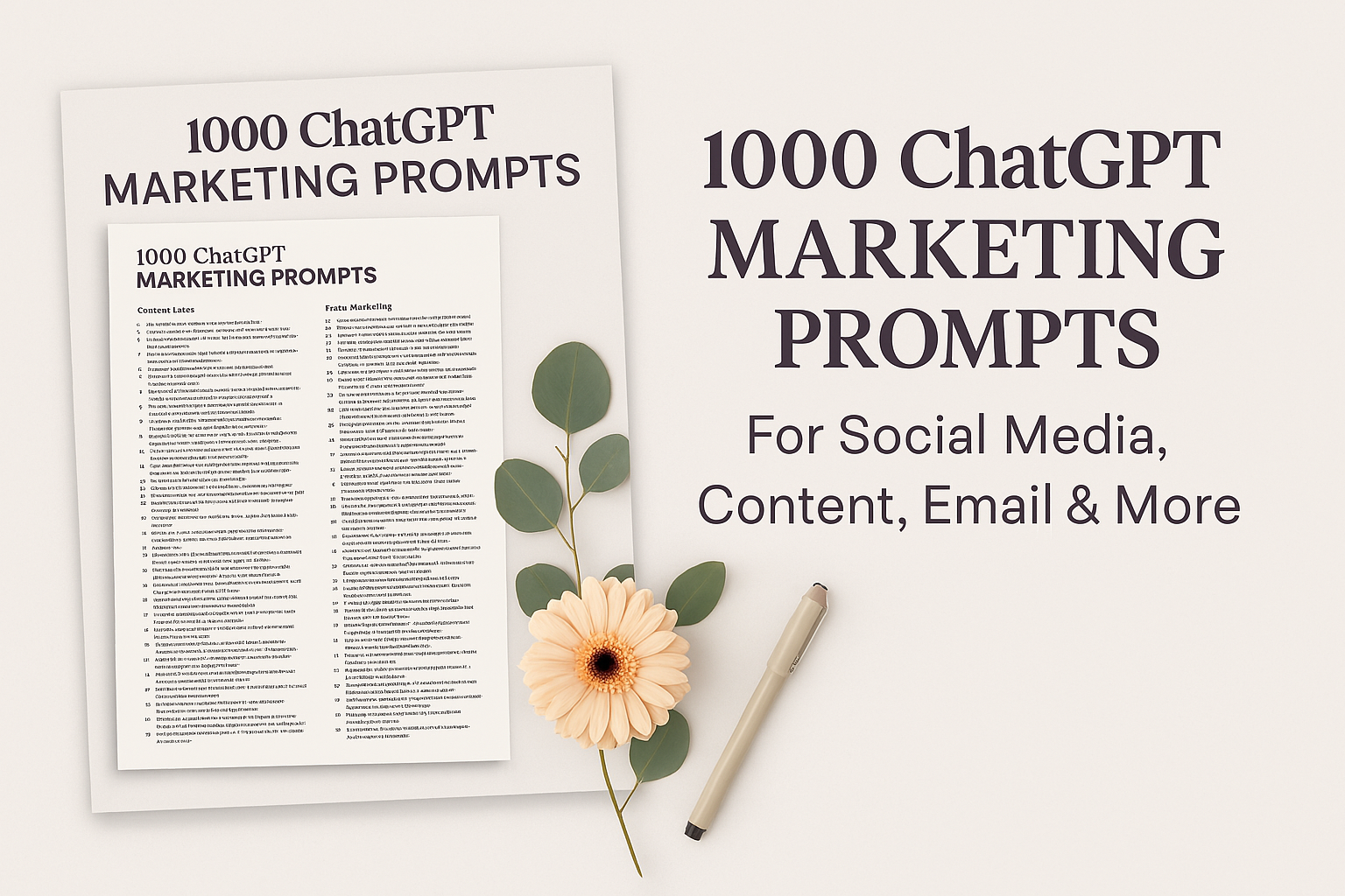 1000 Powerful ChatGPT Prompts for Business, Marketing & Content ...