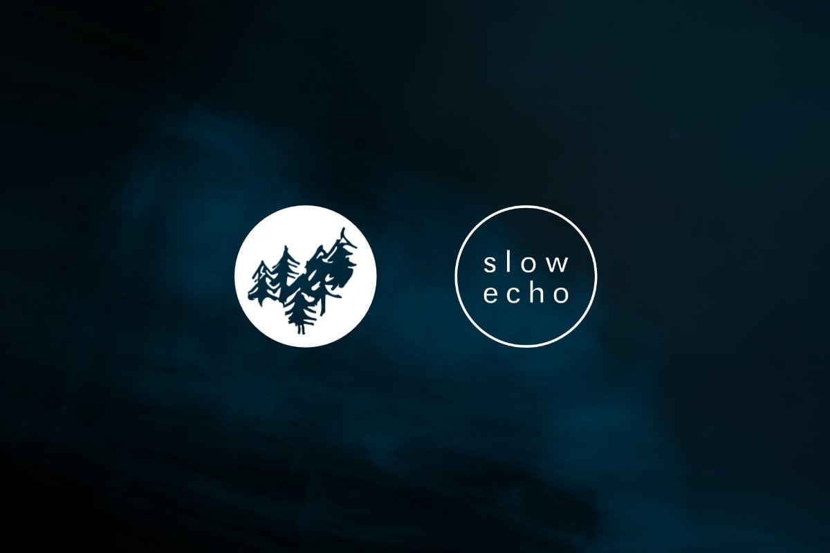 Echoes Blue Music and slow echo