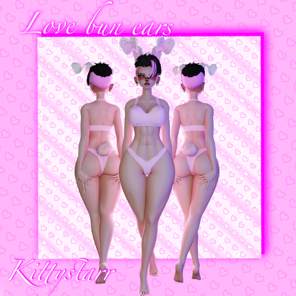 Love bun ears and tail