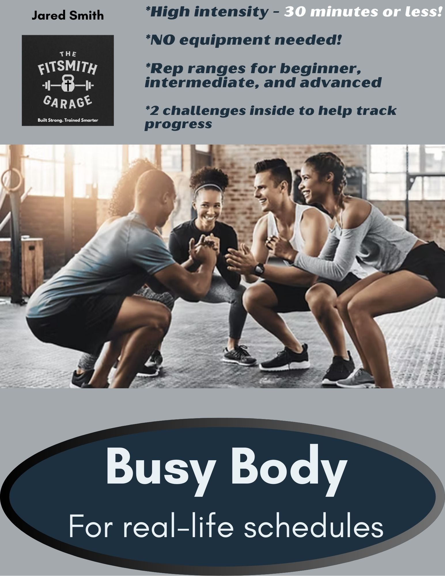 Busy Body - 5 high intensity bodyweight workouts (No equipment needed ...