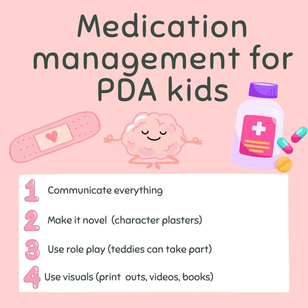 medication management for PDA kids