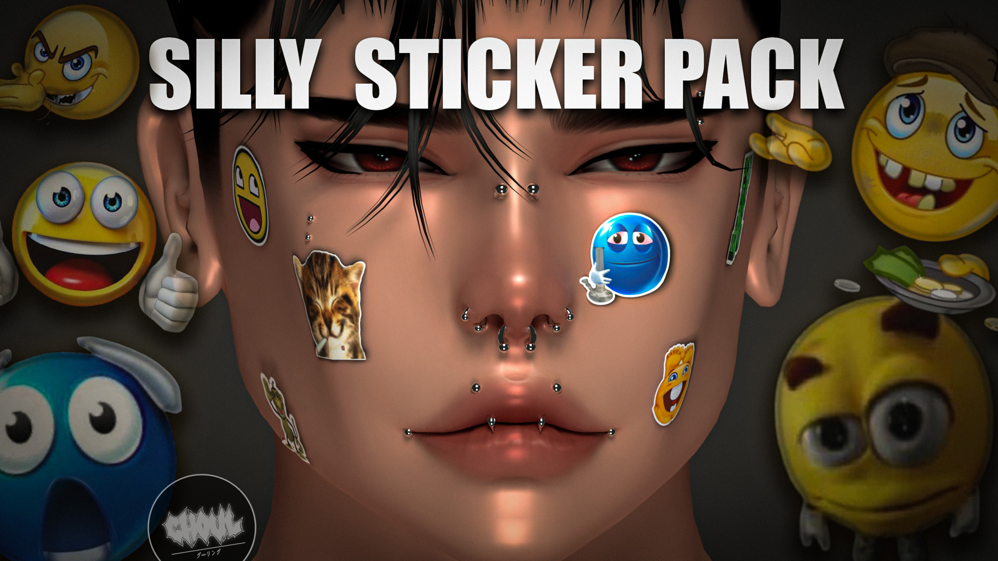 Silly Sticker Pack [FREE IN SERVER] - Payhip