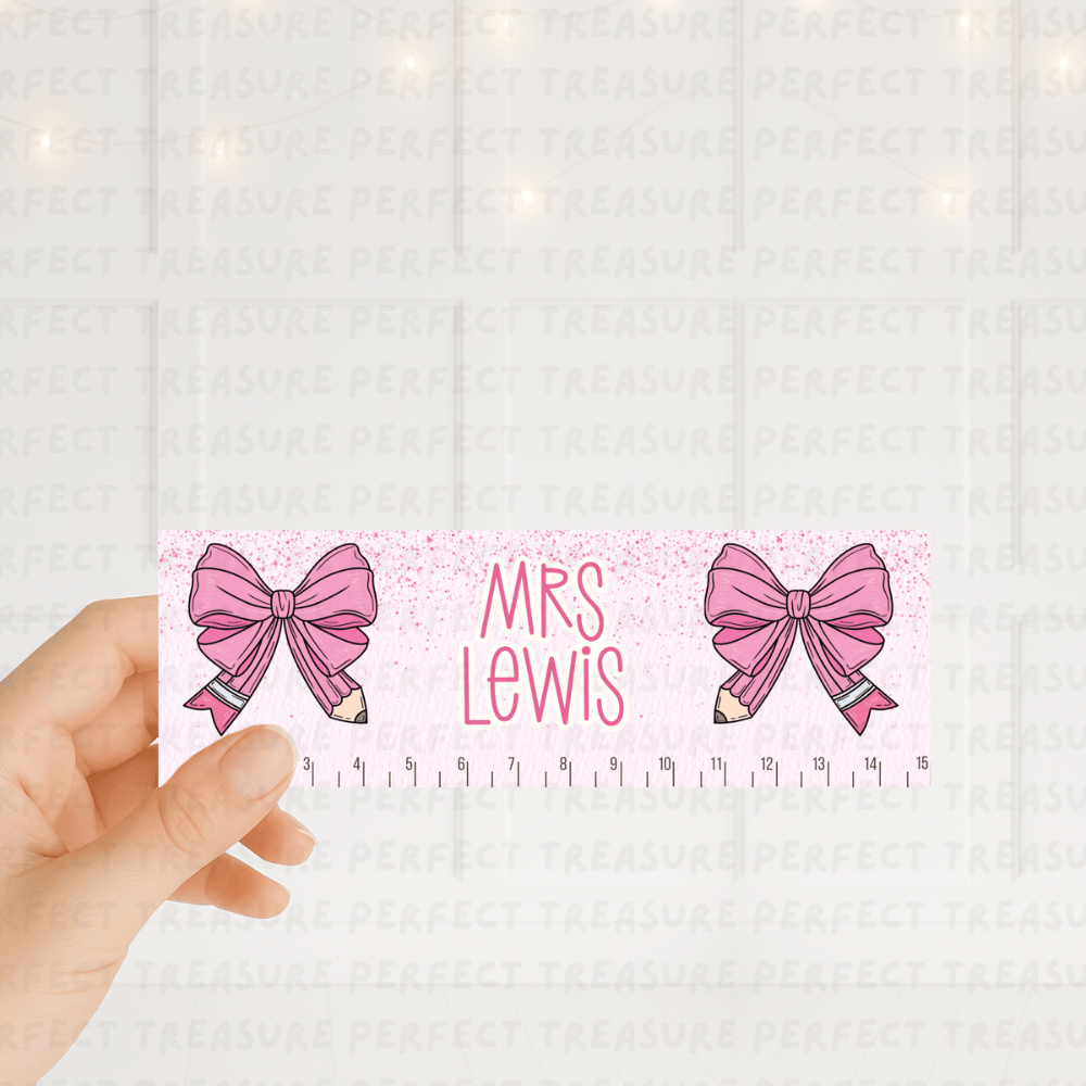 Say thank you to an amazing teacher with our beautifully personalised acrylic ruler! Crafted from high-quality, this stylish 15cm ruler is both practical and thoughtful – perfect for everyday classroom use or as a special keepsake. wrexham and Chester