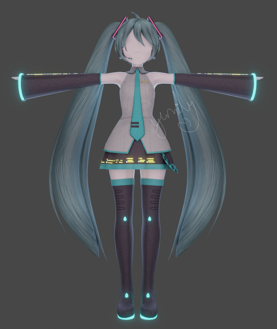 miku outfit (licence commercial)