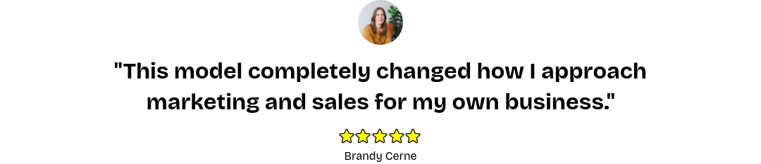 testimonial for the find your client training